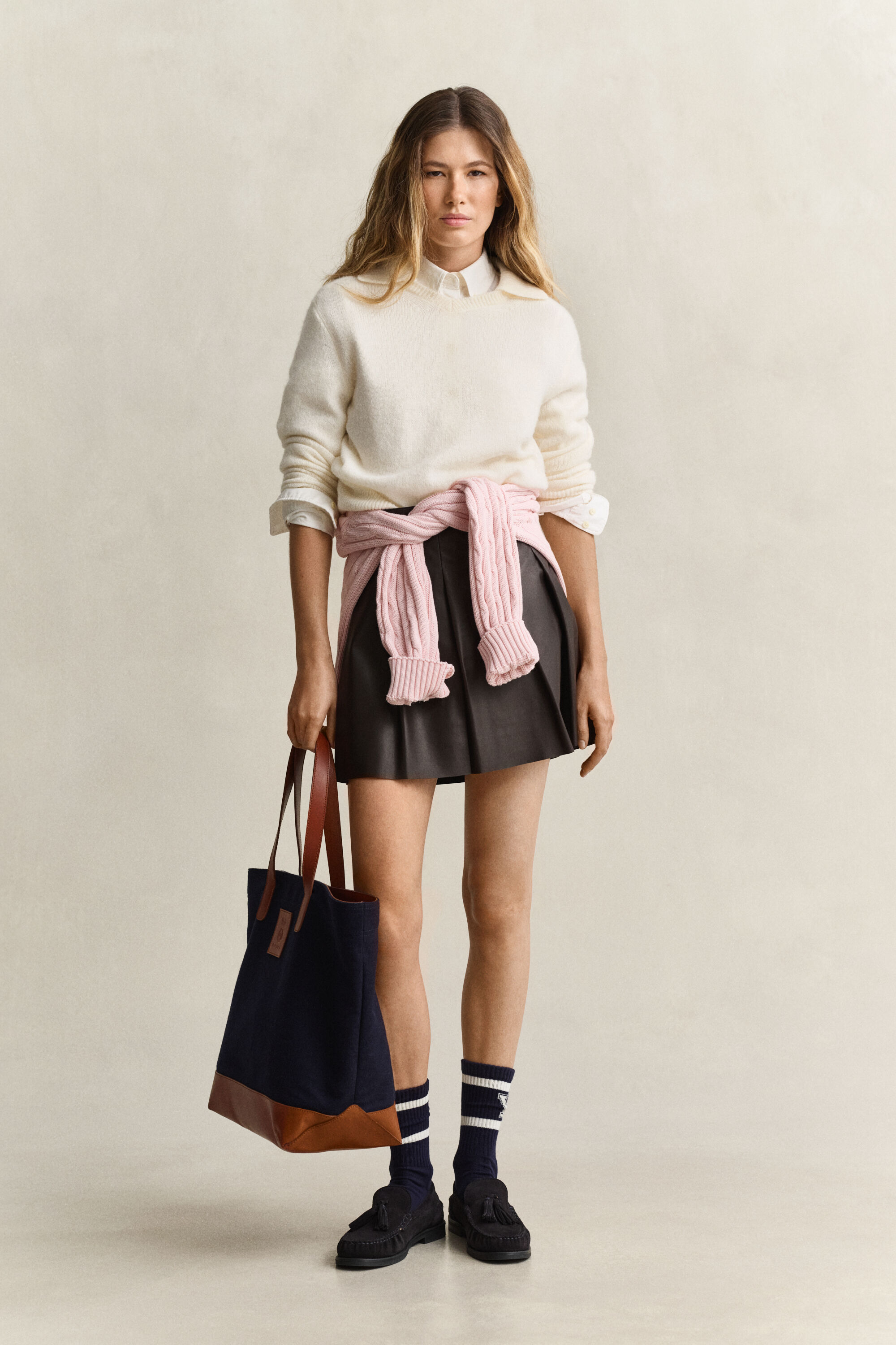 Maglia Gant x Yale con scollo a V
