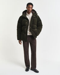 Felpa Sacker Rib con zip corta