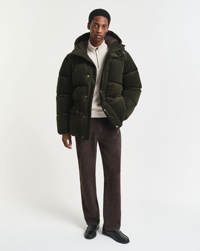 Felpa Sacker Rib con zip corta