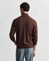 Cardigan in cotone casual con zip