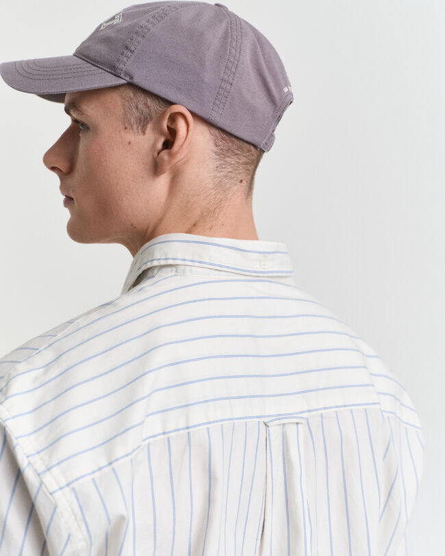 Camicia Luxury Oxford a righe relaxed fit