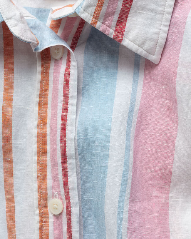 Abito chemisier a righe assortite