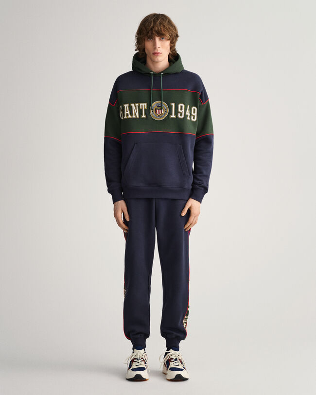 Pantaloni della tuta con lati a contrasto