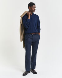 Polo in finissima lana merino