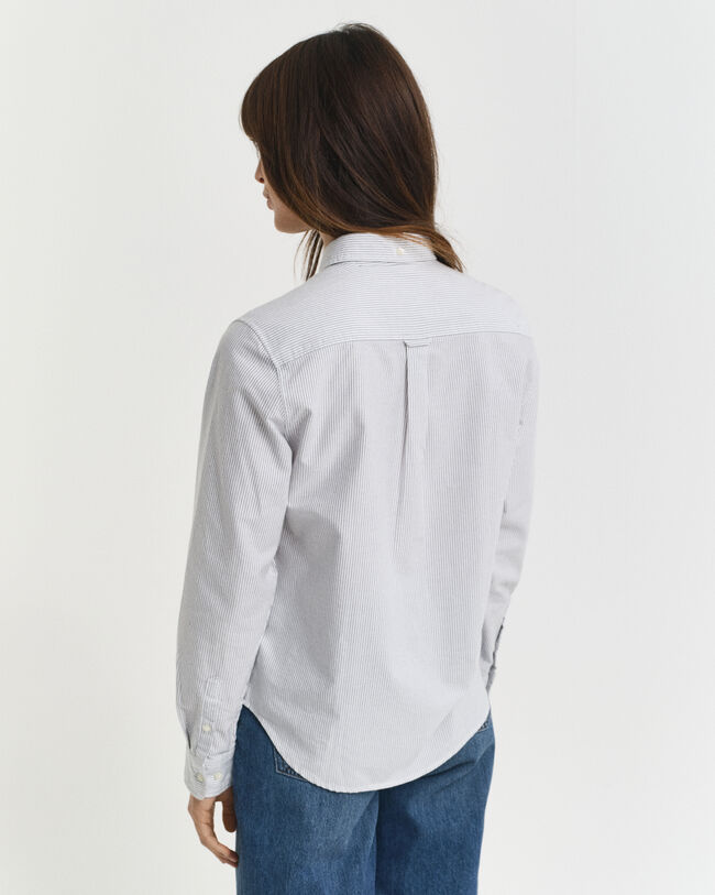 Camicia Oxford classica a righe regular fit