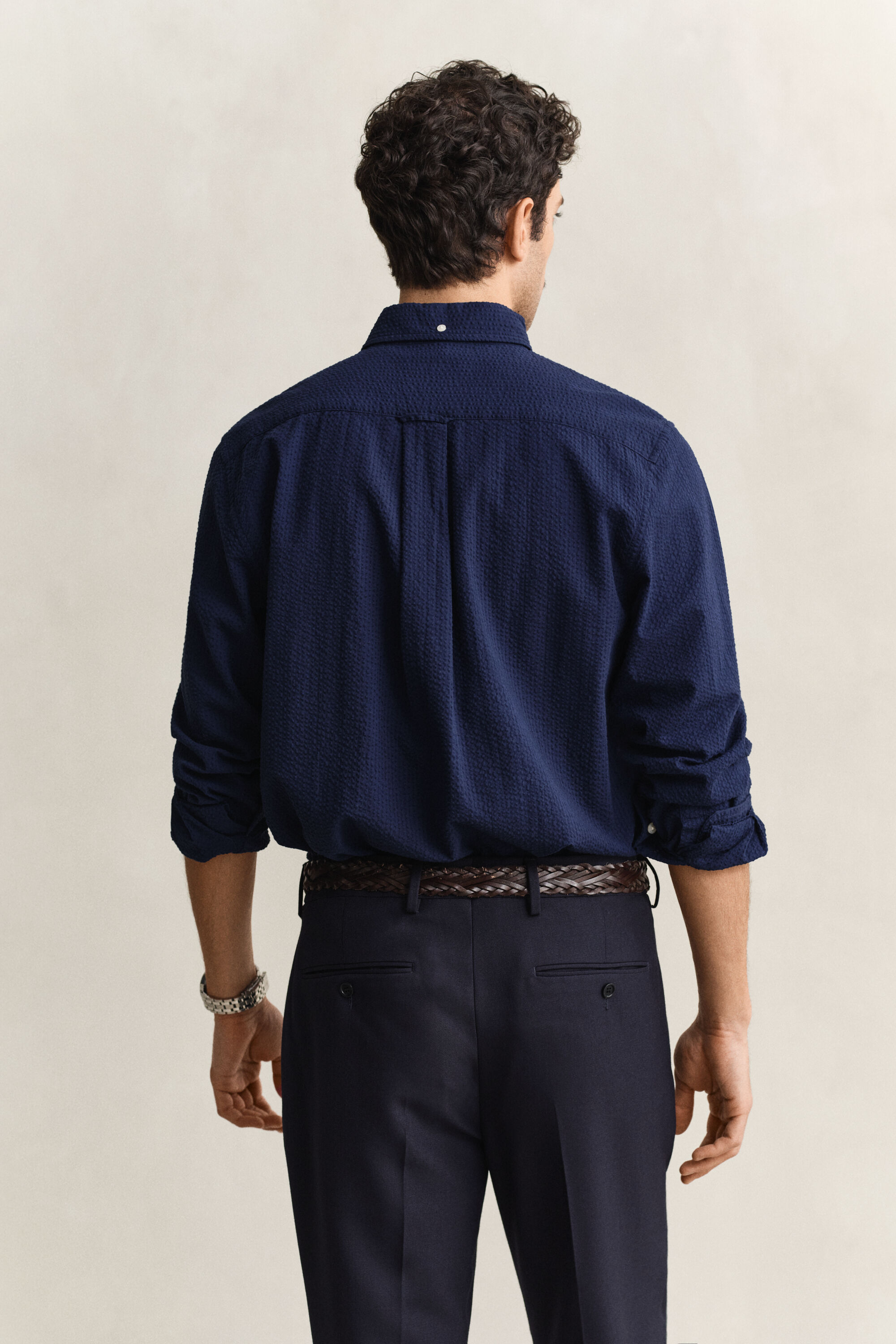 Camicia seersucker regular fit