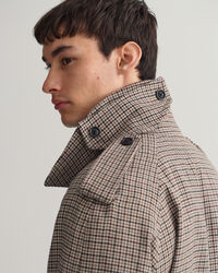 Trench in lana pied-de-poule