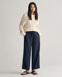 Pantaloni con cintura in vita relaxed fit