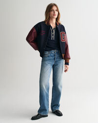 Polo maniche lunghe a coste