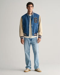 GANT Varsity Jacket in denim