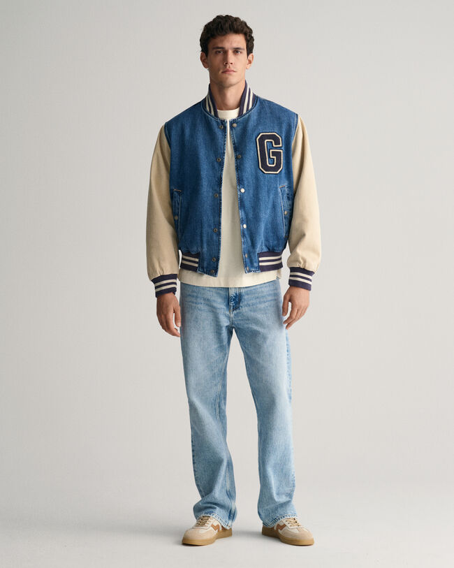 GANT Varsity Jacket in denim