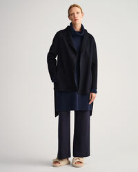 Blazer cucito a mano con cintura