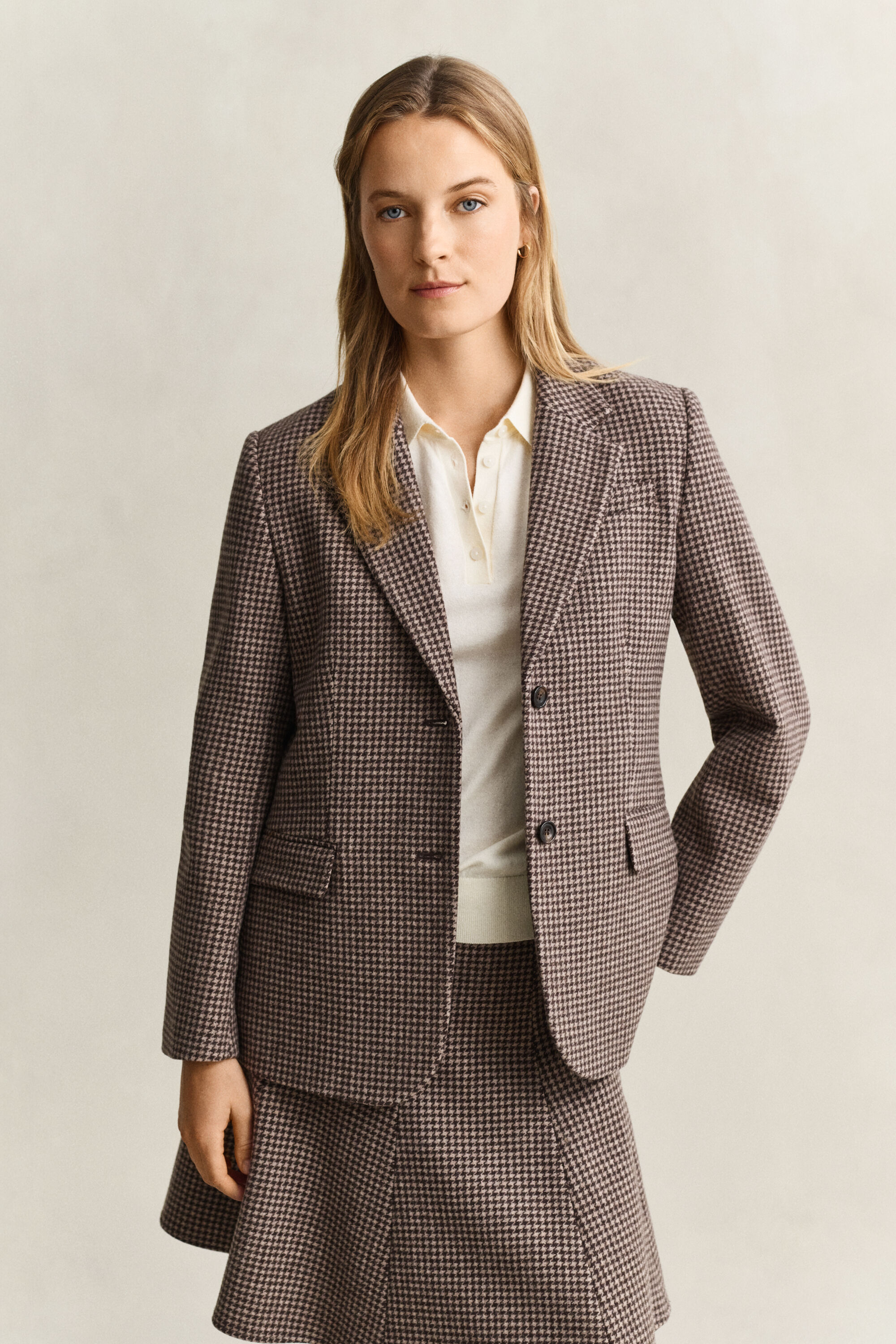 Blazer pied-de-poule