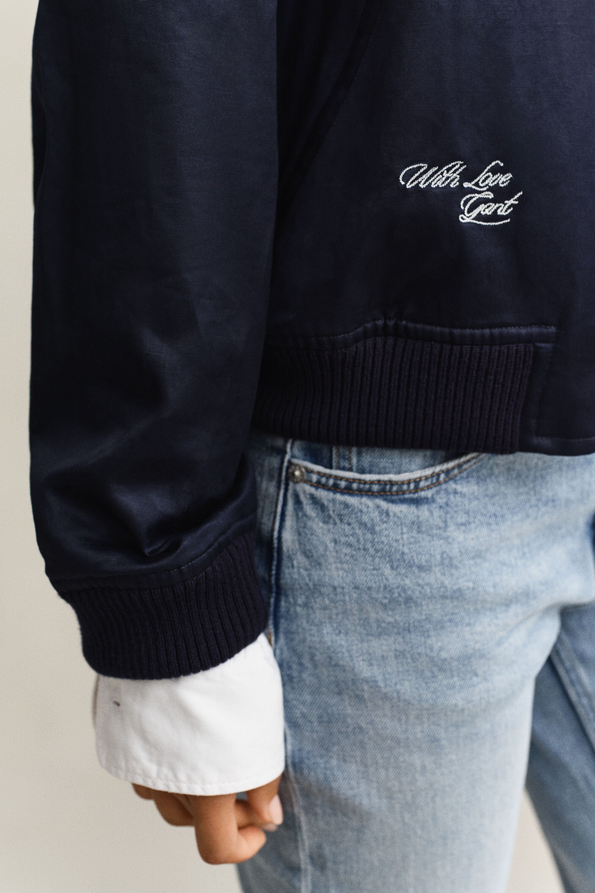 Gant Varsity Jacket in raso