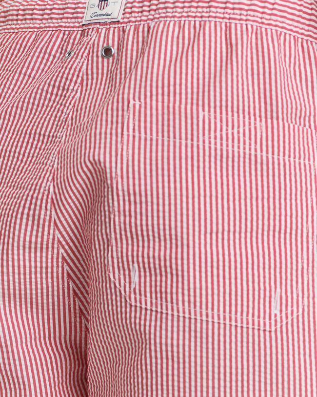 Pantaloncini da bagno in seersucker