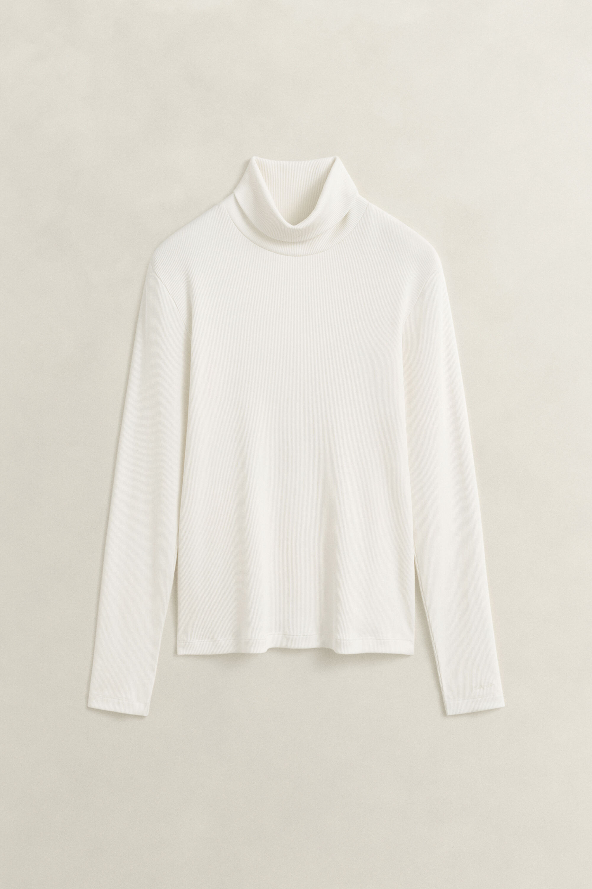 Maglia a collo alto a coste