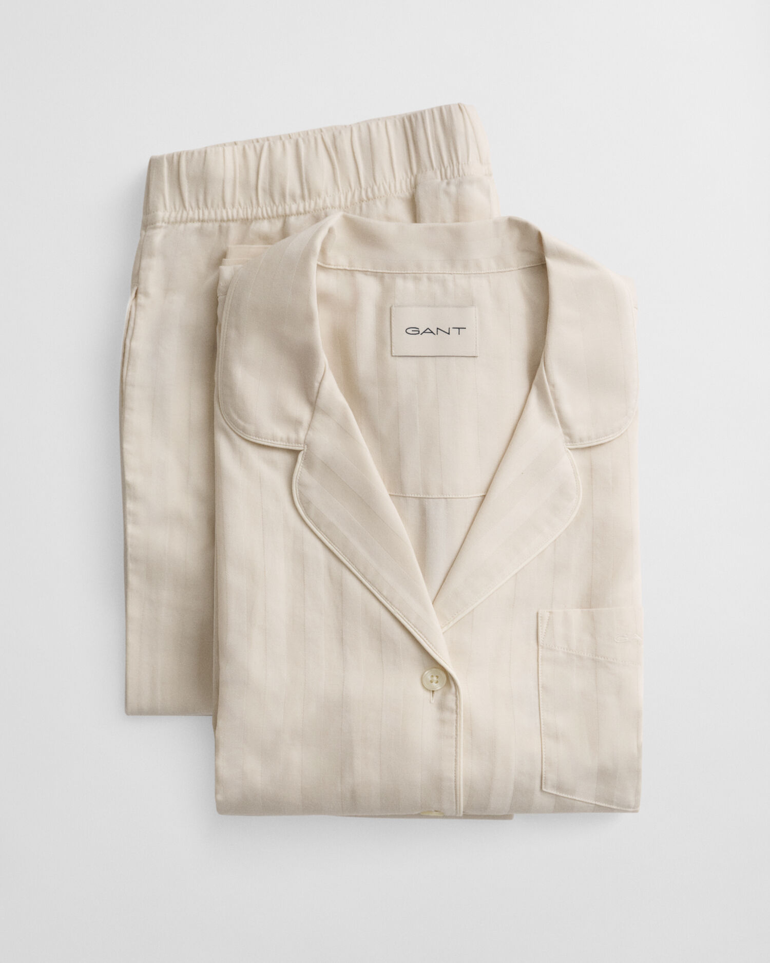 Confezione regalo di pigiama in raso a righe