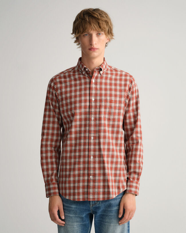 Camicia a quadri in flanella regular fit