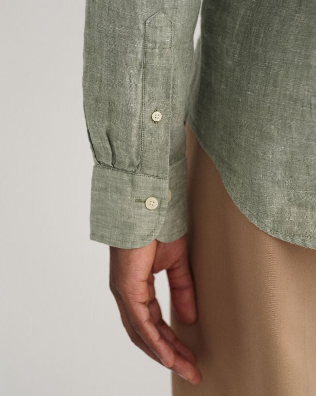 Camicia di lino slim fit