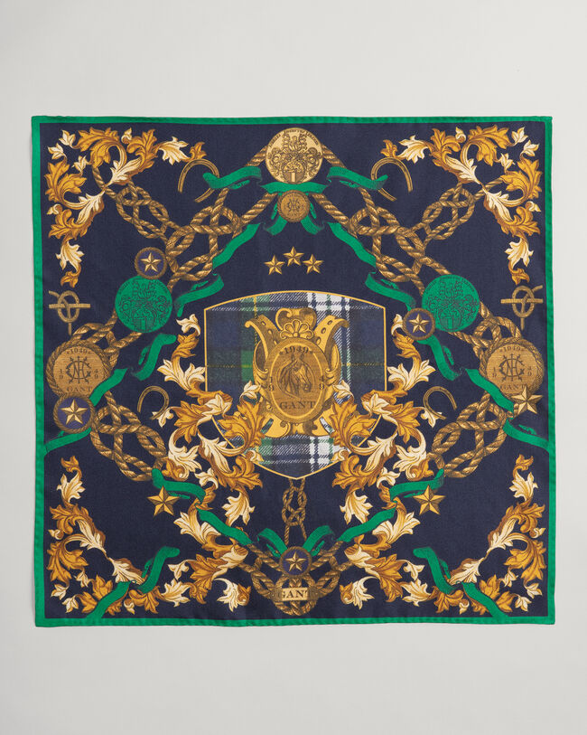 Fazzoletto con stampa Chain