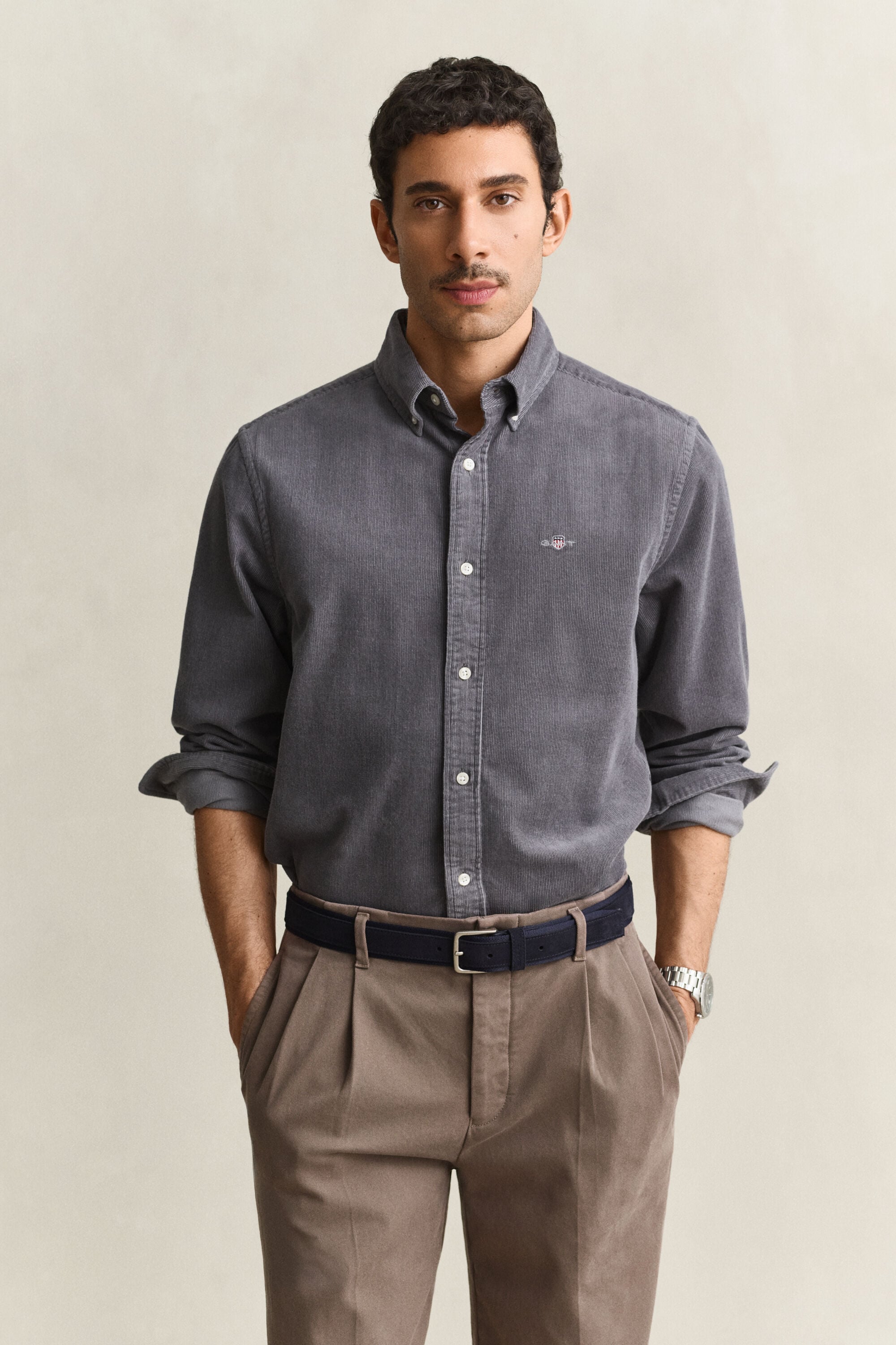 Camicia in velluto a coste