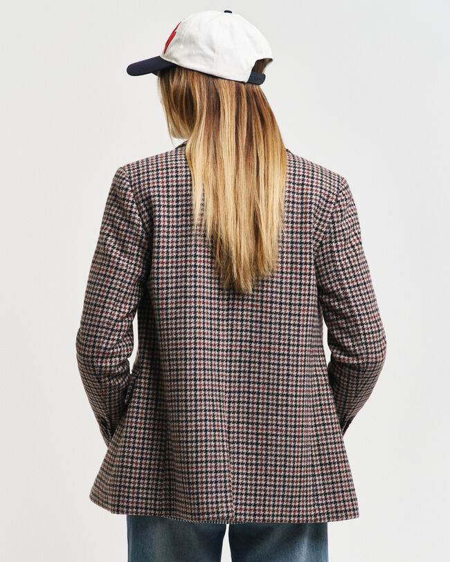 Blazer pied-de-poule regular fit