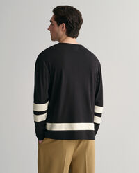 T-shirt Script Graphic a maniche lunghe