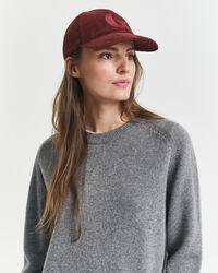 Maglia girocollo in morbida lana misto cashmere