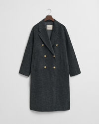 Cappotto cucito a mano a quadri