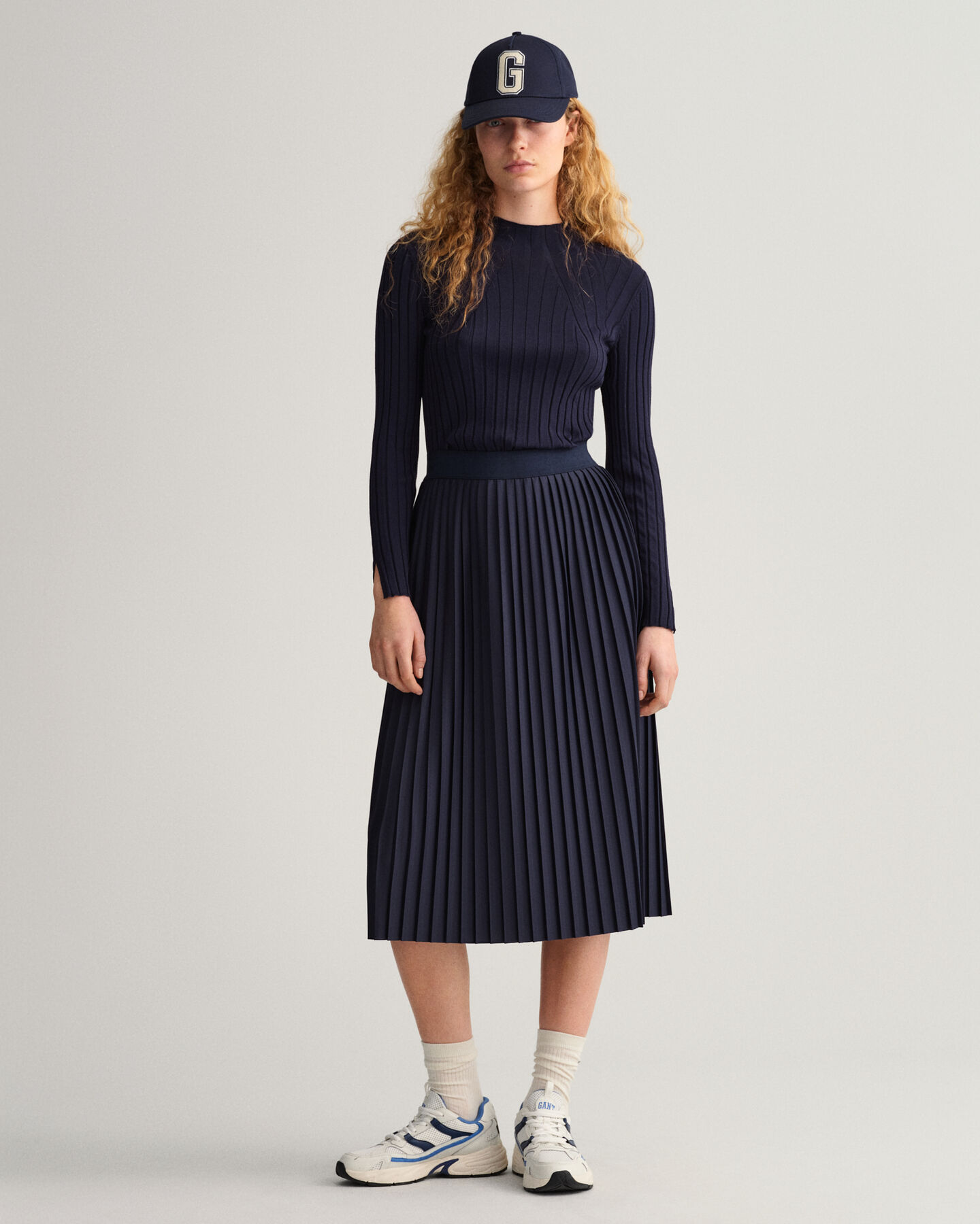 Gonna plissettata in jersey