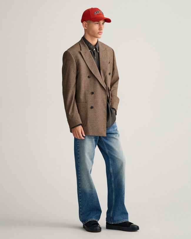 Camicia in lyocell tinta in capo relaxed fit