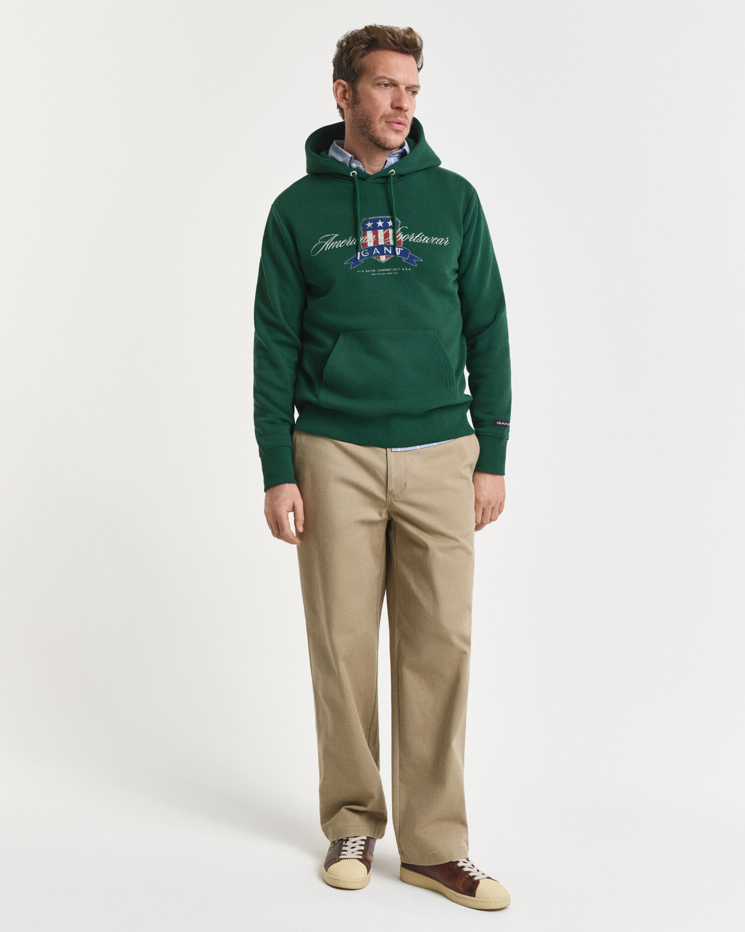 Felpa con cappuccio Crest Graphic