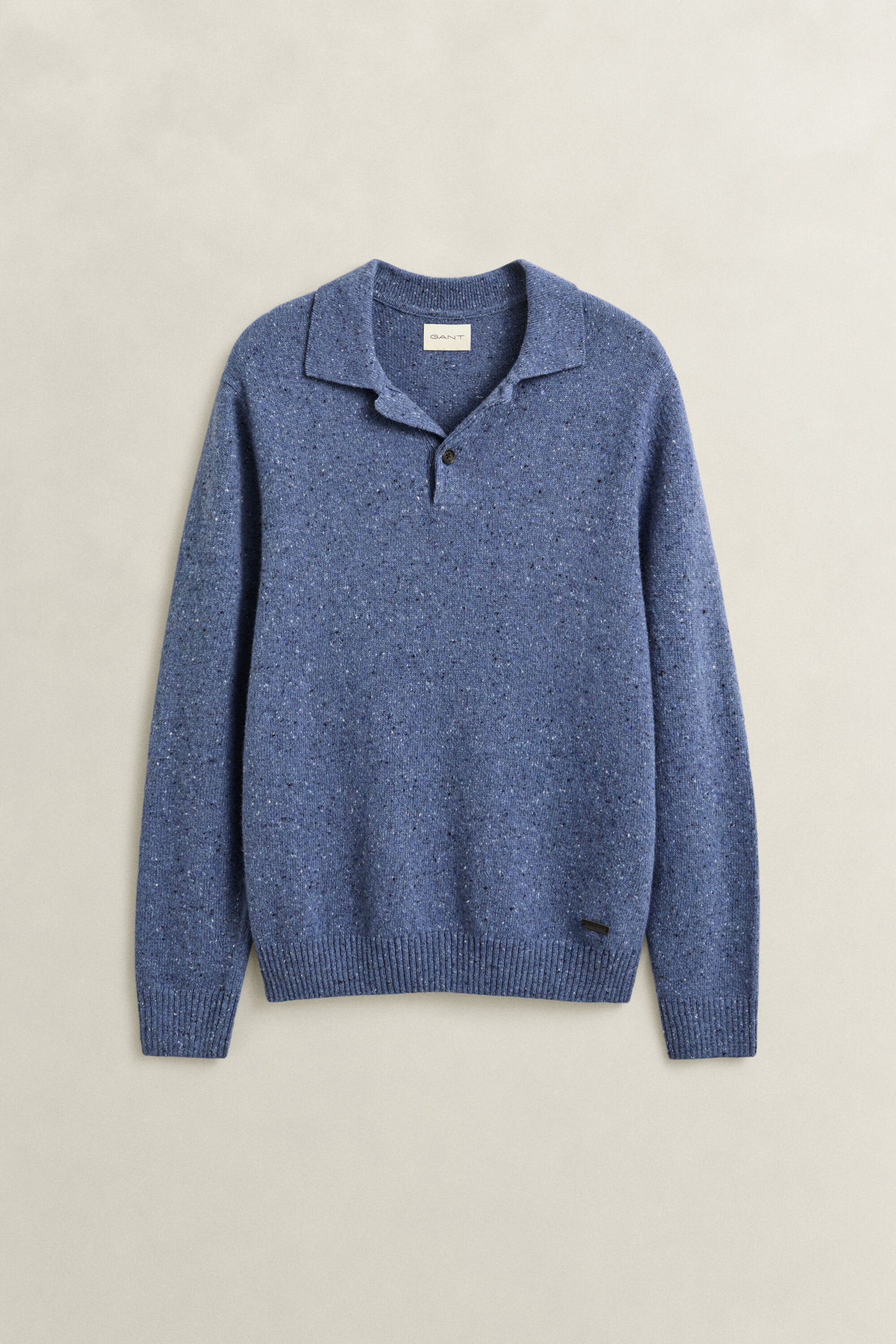 Maglia stile polo Nepps in misto lana