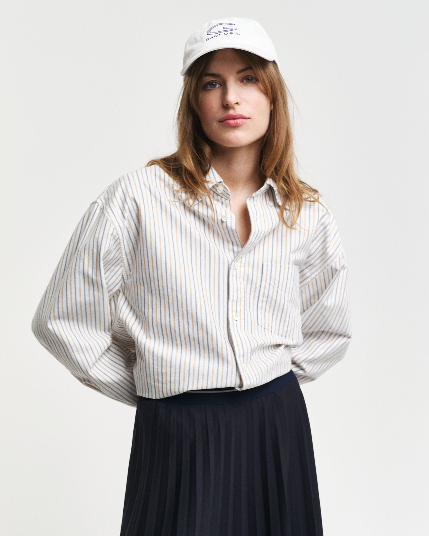 Camicia Oxford a righe Heritage relaxed fit