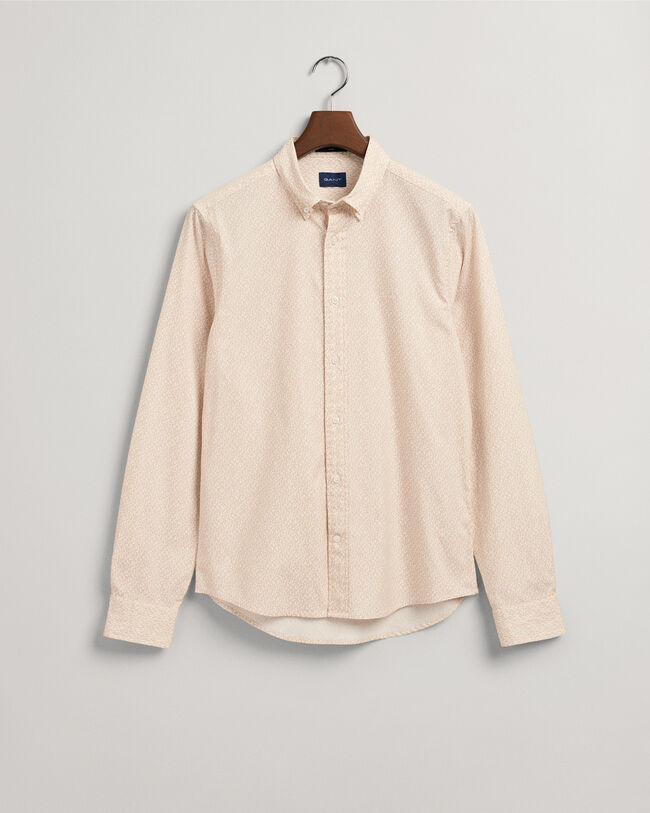 Camicia Oxford Paisley slim fit