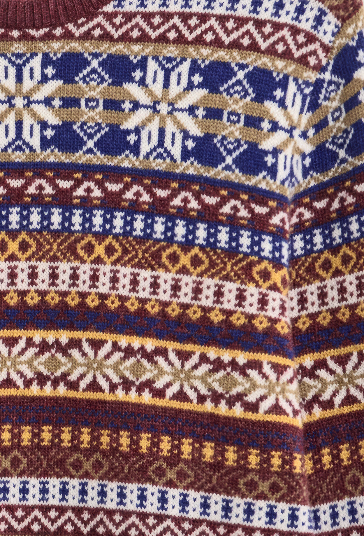 Maglia girocollo Fair Isle