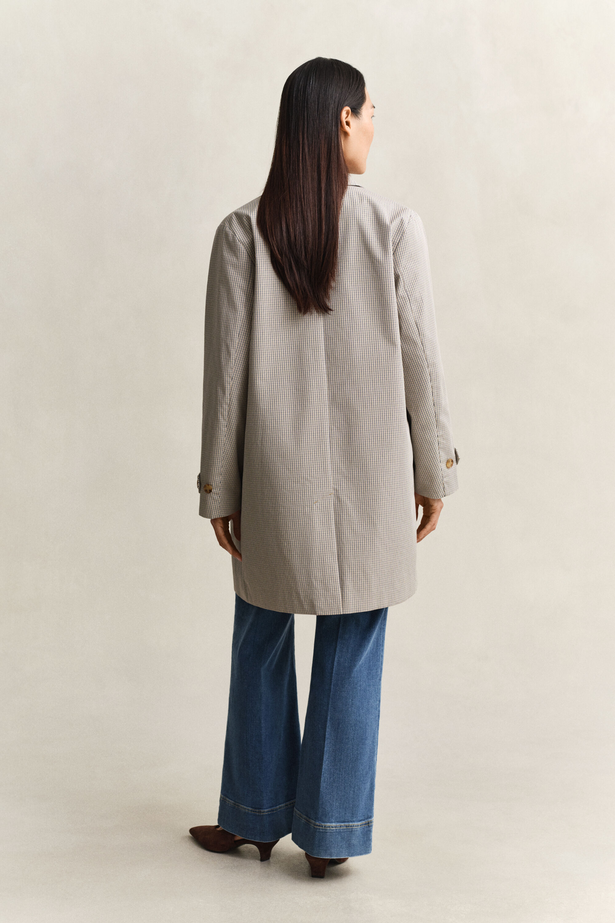 Impermeabile a quadri