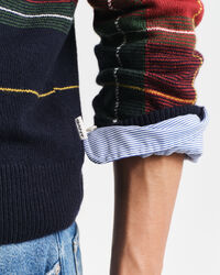 Maglia girocollo a quadri