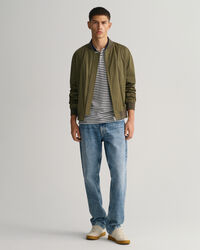 Polo a righe in piqué