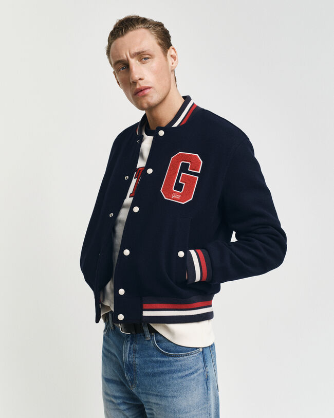 GANT Varsity Jacket in misto lana
