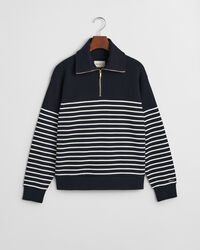 Felpa con zip corta Breton a coste