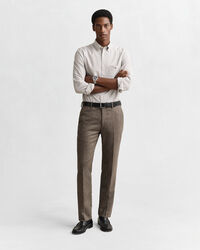 Camicia Oxford classica a righe Banker regular fit