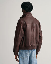 Giacca bomber in pelle