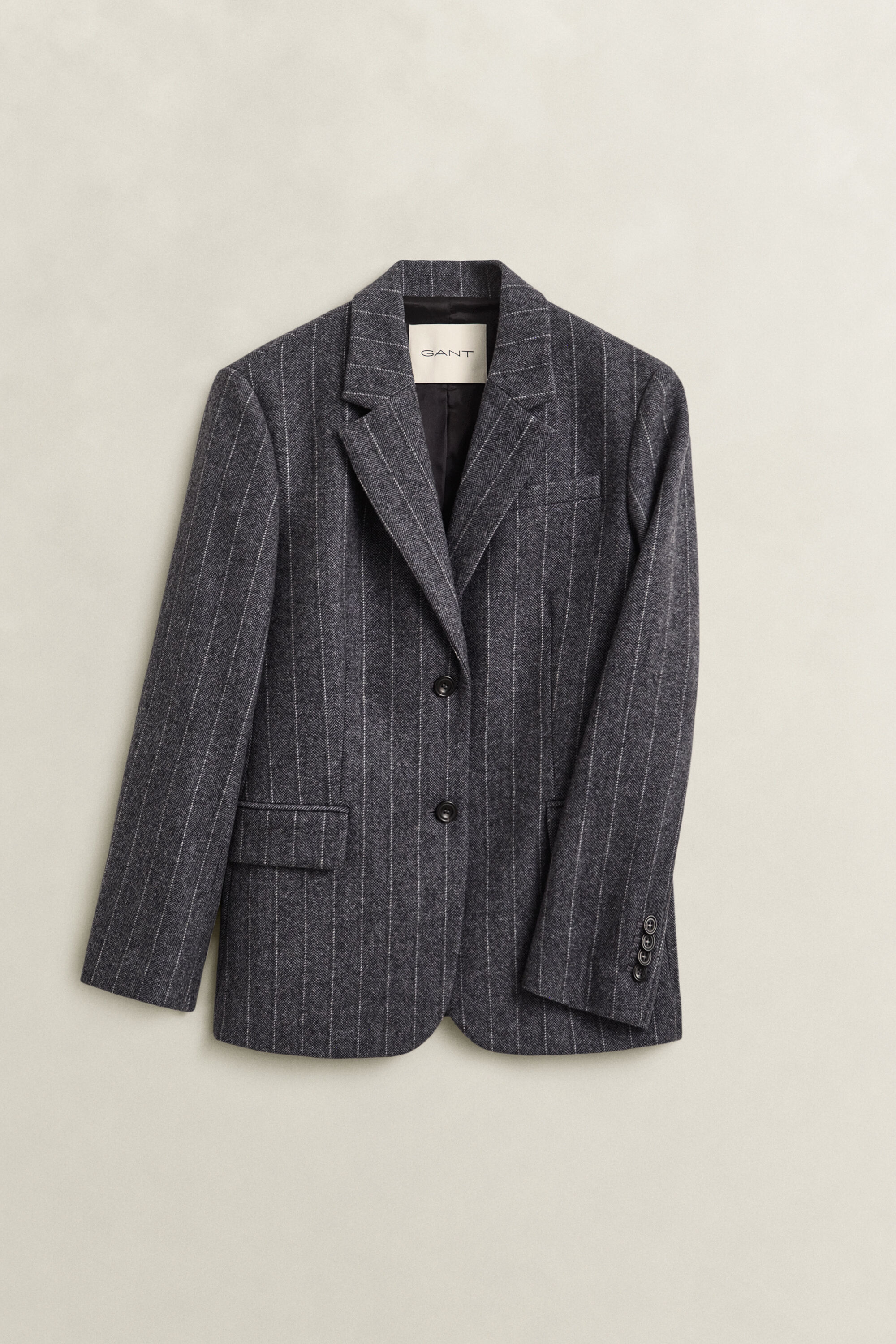 Blazer a clessidra gessato