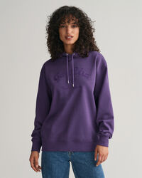 Felpa con cappuccio Script Graphic