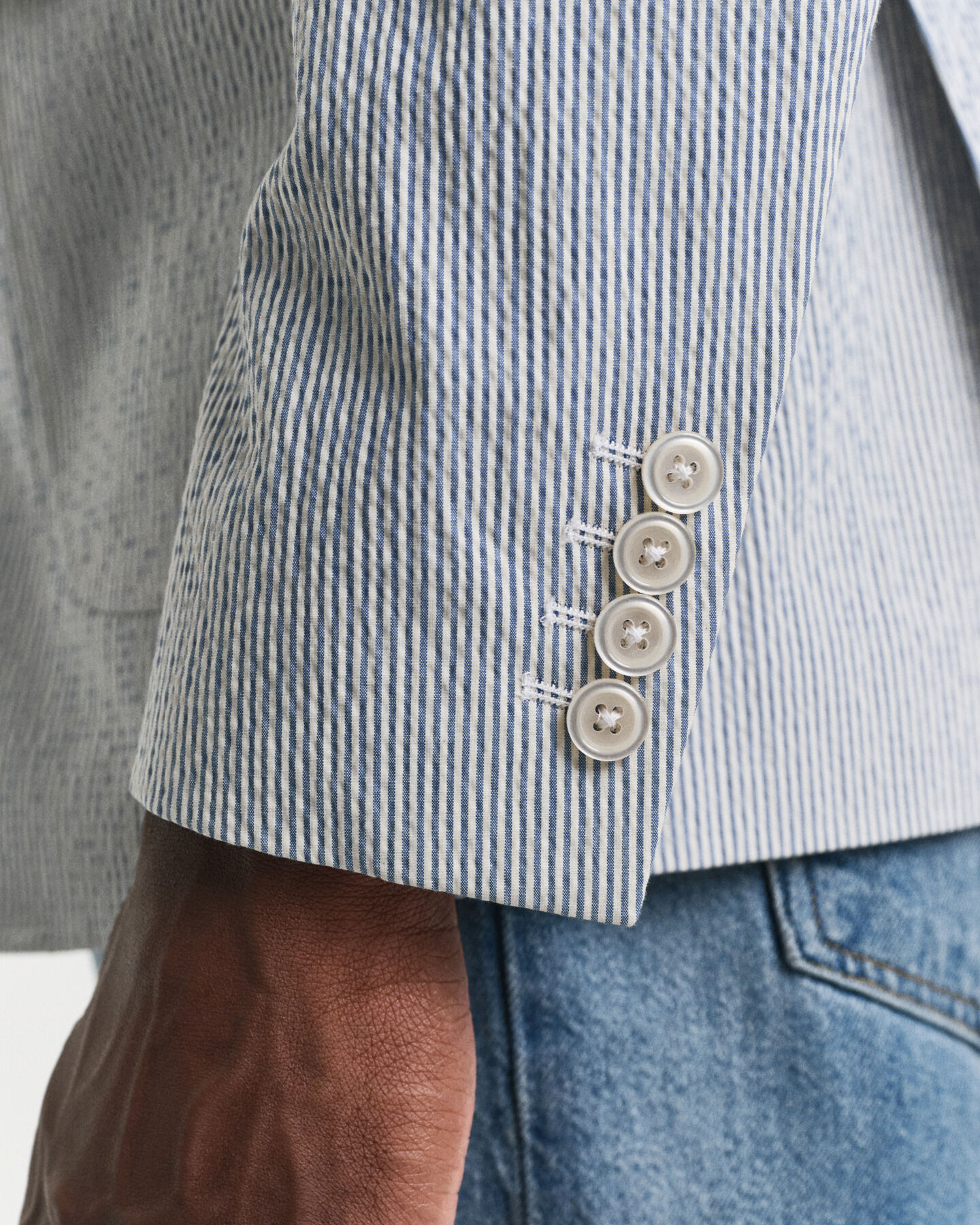 Giacca per abito seersucker slim fit