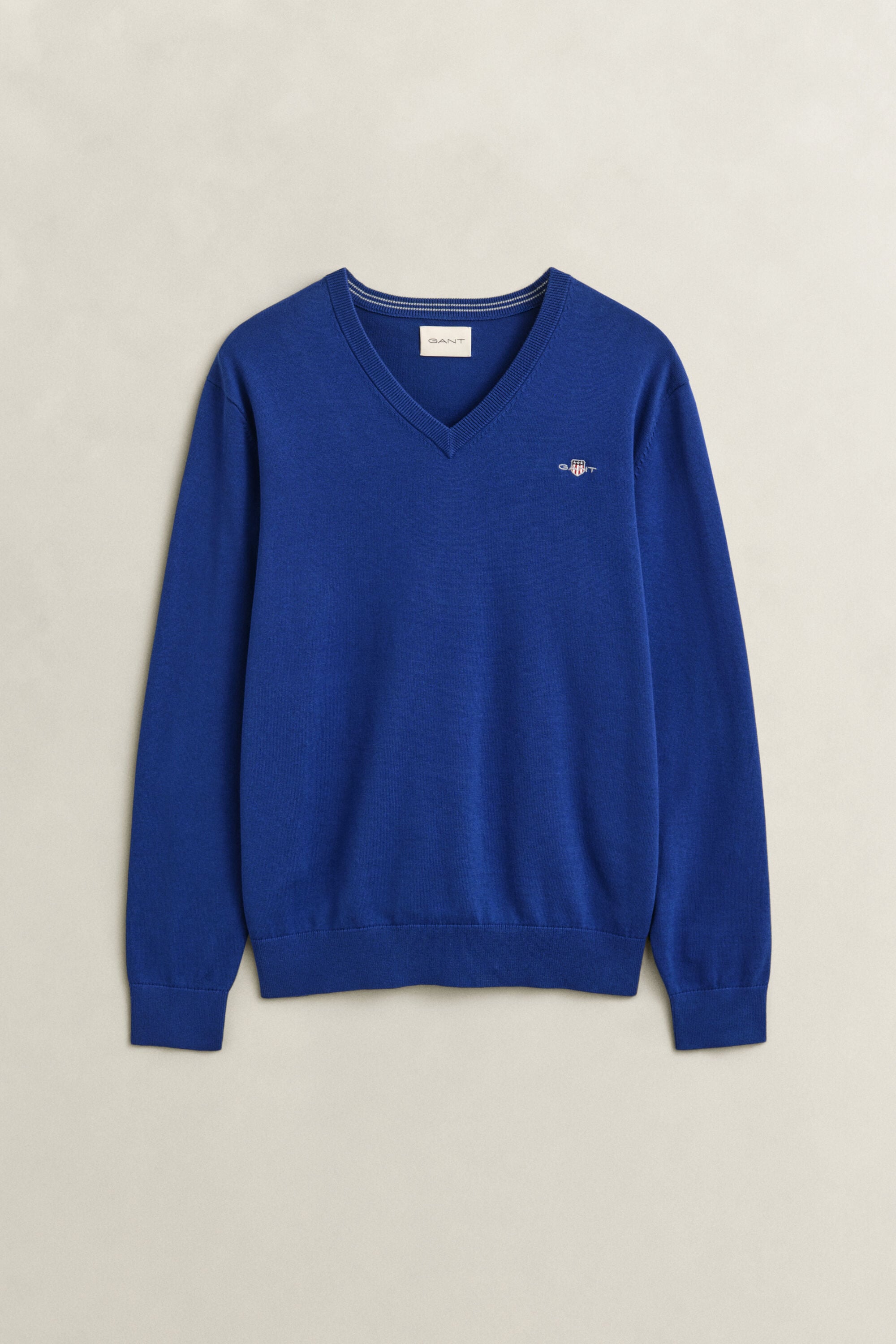 Maglia in cotone con scollo a V classico