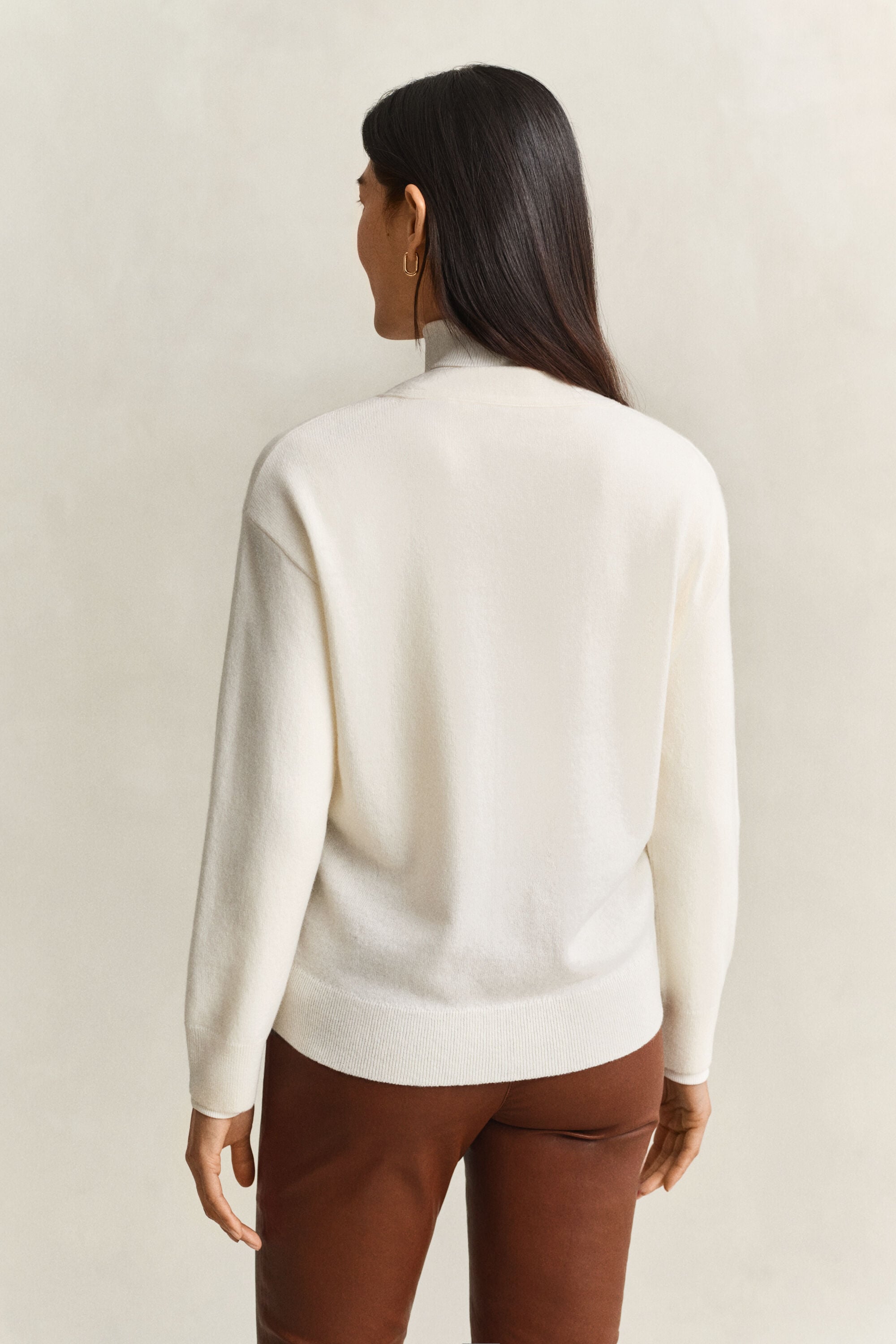 Cardigan in finissima lana d'agnello