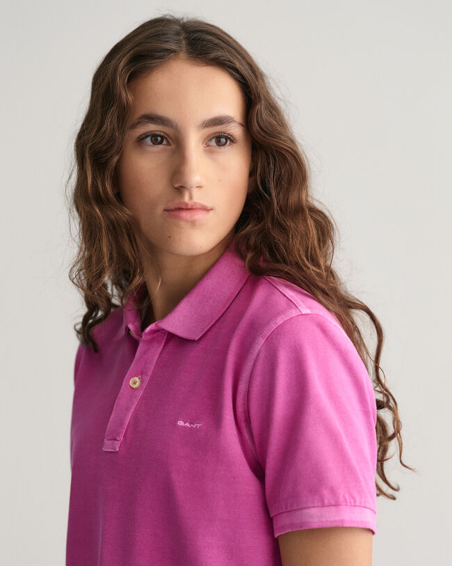Polo Sunfaded in piqu&eacute; Teens