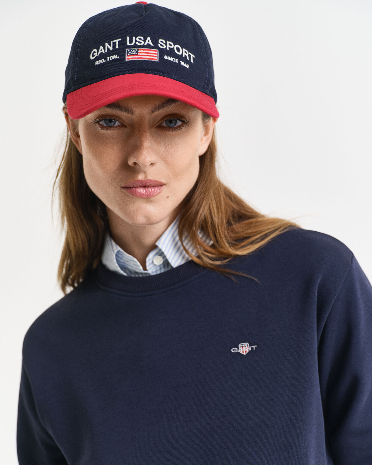 Abito girocollo in felpa Shield